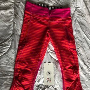 lululemon SeaWheeze 2015 Passion Crop II (4) Rare!